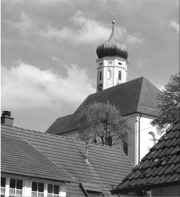 Kirche St. Blasius Schwarz / Weiß