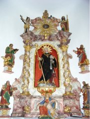 Altar der Kirche St. Leonhard in Oberegg